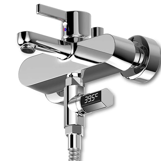 ESden - Termómetro con pantalla LED para grifo de agua