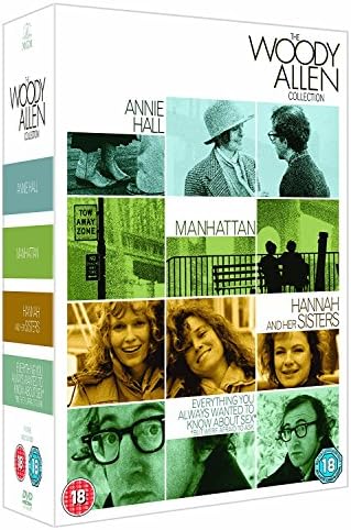 The Woody Allen 4 Movies Collection: Everything You Always Wanted to Know About Sex But Were Afraid to Ask (1972) + Annie Hall (1977) + Manhattan (1979) + Hannah and Her Sisters (1986) (4-Disc) (Special Collector's Edition Box Set) (Uncut | Slipcase Packaging | Region 2 DVD | UK Import)