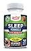 Premium Natural Sleep Aid | Easy to Take Dissolvable Strawberry-Flavor | Natural Insomnia Relief-Wake Up Refreshed Non-Groggy Melatonin-5 HTP-GABA | Magnesium-Zinc Plus Vitamin B6 | 60 Day Supply.