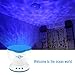SyndeRay Ocean Wave Night Light Projector and Music Player