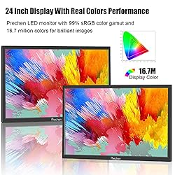 Prechen 24 Inch Computer Monitor 75Hz PC