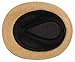 DRY77 Mens Womens Straw Summer Short Brim Fedora Hat Trilby Beach Gangster Hot