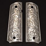 Big Cat Gear 1911 COLT CUSTOM METAL GRIPS Colt Full Size Government Gold Plated