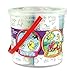 ArtSkills Color Your Own Sticker Bucket, Arts and Crafts Supplies, Includes Mini Markers, 850 Count