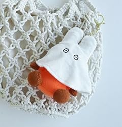 MSGlobal Cute Plush Keychain with Fun Ghost Cape