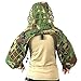 ROCOTACTICAL Sniper Ghillie Suit Foundation, Ripstop, Ghillie Viper Hood, Camouflage Sniper Coat