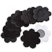 Nipple pasties One-off pasty bra Breast petals cover 10 PAIRS (BLACK&NUDE)