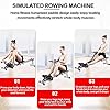 YANGLOU-Fitness Equipment Professional sportsHome Rowing Machine, IndoorRower, Rowing Machine Fitness, Folding with…