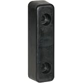 Buyers Products B5760 Molded Rubber Bumper, 2 X 2-1/4 X 7-3/4 Inch, Bumpers For Truck And Trailer Protection, Durable Dock Bumper For Equipment And Delivery Bays, Pack of 2