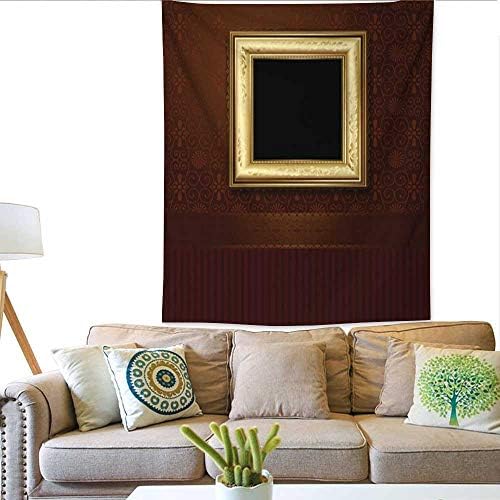 Tudouhoho Tapestry for Teen Girls Picture Frame on Vintage Wallpaper Blanket Home Room Wall Decor 60W x 80L INCH