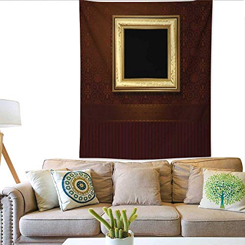 Tudouhoho Tapestry for Teen Girls Picture Frame on Vintage Wallpaper Blanket Home Room Wall Decor 60W x 80L INCH