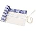 Amerzam Pencils Canvas Pencil Wrap,72 Colored Pencils Roll Pouch Case Holder (Blue)