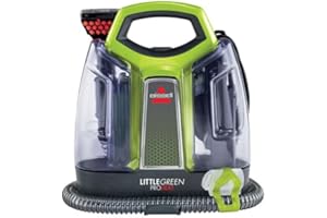 Bissells' Little Green ProHeat Portable Carpet Cleaner, Deep Cleaning Machine for Upholstery, Stairs & Auto Interiors