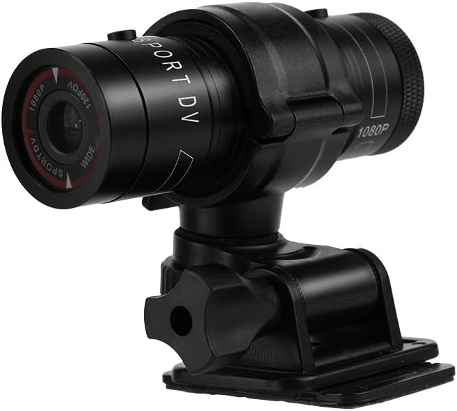 Portable Mini DV, Full HD 1080P Waterproof Outdoor Video Camera with Microphone, Wide Angle Lens Mini Sport Cycling DV with Bike Holder