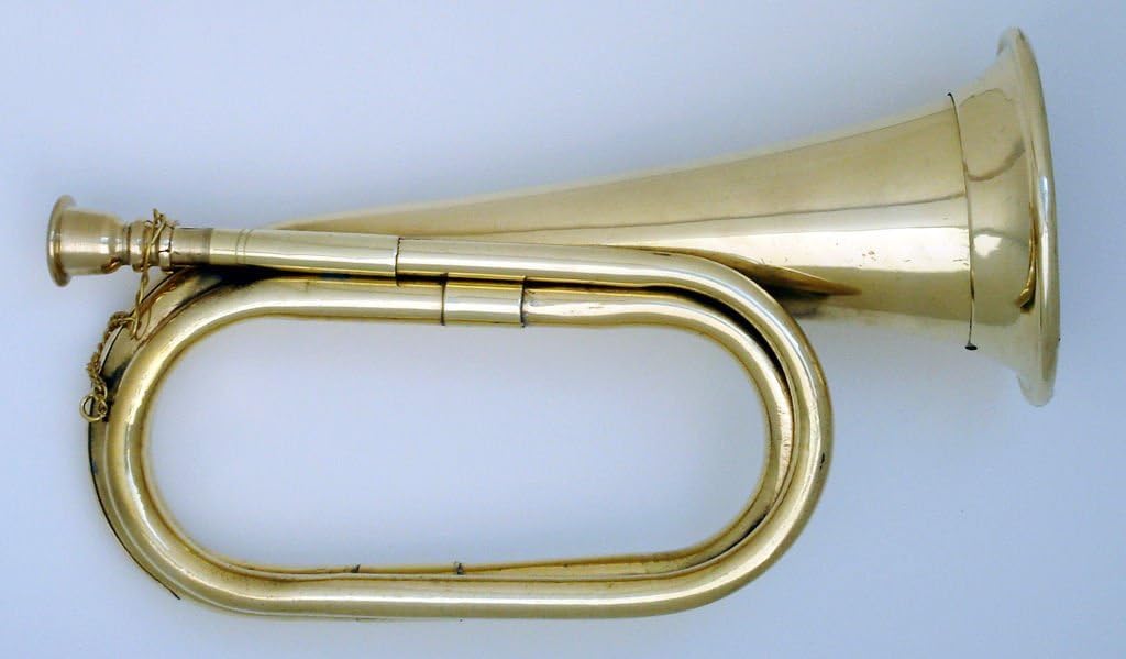 Amazon Com Civil War Cavalry Bugle With Copper And Brass Finish Shry012 Musical Instruments
