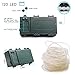 Lalapao Christmas Rope Lights 120 LED Battery Operated Fairy String Lights Waterproof Outdoor lights decorations Timer Decor for Indoor Garden Patio Lawn Holiday Bedroom Wedding Party (Warm White)