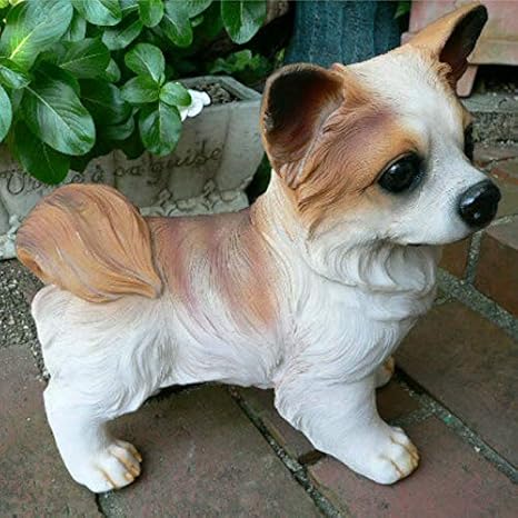 Amazon 犬の置物 ポメラニアン おまけ付 いぬ イヌ 動物 ２９８３h ガーデン ガーデニング 置物 陶器 オブジェ オーナメント インテリア アニマルオブジ 置物 オブジェ オンライン通販