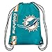 FOCO Miami Dolphins NFL Big Logo Drawstring Backpack
