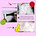 SZTOPFOCUS Silly Unicorn Hat For Women Animal Hood Scarf Mittens Novelty Faux Fur Hoodie Dresses Unicorn White Rave Hat (White Unicorn)