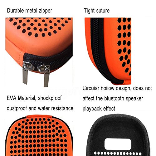 image for Huangou ❤ Bluetooth Speaker Case ❤ Shock Proof Carry EVA Storage C