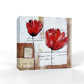 Elegant Red Flowers Pictures Home Wall for Bedroom...