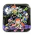 Splatoon Birthday Party Supplies Bundle Set for 16 Guests - Plates, Tablecover, Cutlery, Napkins