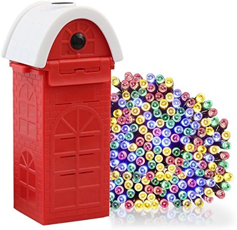 String Lights Power Generation Saline Décor Lights Waterproof Starry String Lights For Seasonal Decorative Christmas Holiday,Party (200 Leds, 72 ft, Multicolor)