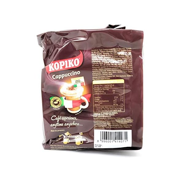 Kopiko Cappuccino Instant Coffee Mix (2 Pack, Total of 500g) Top