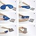 Travel Inspira Travel Pillow,Inflatable Ultralight U Shape Super Comfortable Neck Pillow,Headrest Including Portable Travel Pillow Organizer,Carry Pouch for Airplanes Car Travel,Color Blue Gray
