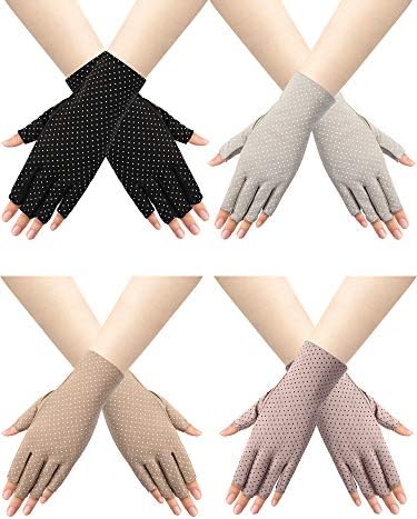 Women's Non-Slip Sunblock Driving Gloves - Pack Of 2 Martinique