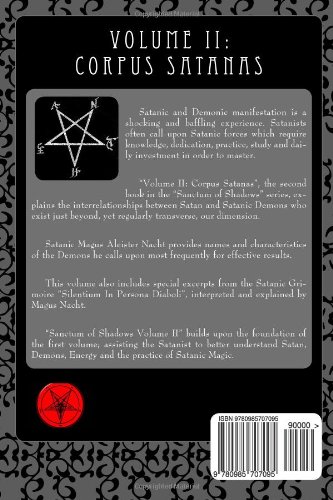 Sanctum of shadows volume ii corpus satanas volume 2 english edition