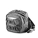 Kross Smell Proof Fanny Pack Hipster Bag w/ Combo Lock (Black)