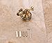 Rozin Antique Brass Bath Towel Hook Wall Mounted Robe Clothes Hanger