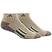adidas Men's Cushioned X 2 Low Cut Socks (2 Pair), Khaki/Khaki-Chocolate Marl/Shock Slime Green/Real, Large