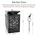 Walensee Solar Lantern Lights Dancing Flame Waterproof Outdoor Hanging Lanterns Solar Powered Umbrella LED Night Light Dusk to Dawn Auto On/Off Landscape Decorative for Garden Patio Yard Path 2 Pack