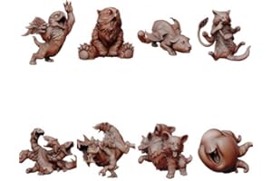 Wolf Premier Products unpainted Resin Miniatures 8 Piece Set Baby Monsters
