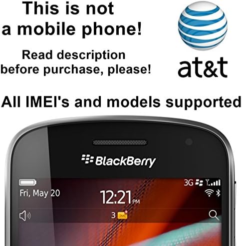 AT&amp;T USA Factory Unlock Service for Blackberry Mobile Phones Which Ask For an Unlock Code - All IMEI's Supported - Feel the Freedom