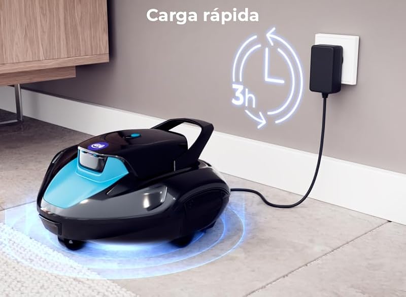 MOOVO. Robot Limpiafondos s/Cable. Duración 90'. Piscinas hasta 80m²
