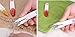 VNDEFUL 4PCS Portable Plastic Easy Grip Handle Sewing Snip Thread Tailors Cutter Scissors Hand Tool with Safety Cover for Travel and Carry, 4 Colors 4 Pack