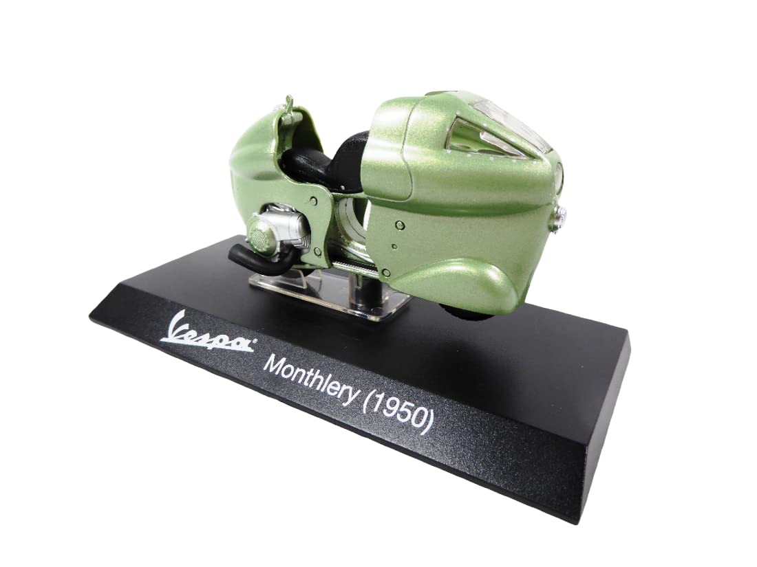 OPO 10 - Collection miniature scooter 1/18 compatible with Piaggio Vespa Monthlery green - 1950 - Ves0034