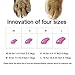 Eyourlife 20 PCS Soft Nail Caps Nail Covers Claw Caps Paw Covers for Cat Pet Kitten with Glue Claws Control Paws Off Size S Light Pink