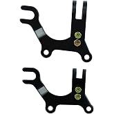 DoThisAllDay Brake Bracket Adapter 2pcs(160/22mm &amp; 160/31.8mm), Disc Brake Bracket Converter Bike Components &amp; Parts