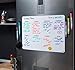17x12 inch Dry Erase Calendar - Magnetic Calendar for Fridge - Fridge Whiteboard Calendar - Fridge Calendar - Calendar Whiteboard - White Board Calendar Dry Erase for Refrigerator