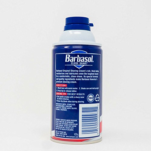 HumanFriendly Barbasol Shaving Cream Diversion Safe Stash Container Can 10oz w Smell-Proof Bag - Thumbnail 2