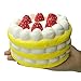 HooMore 4.3'' Jumbo Cake Squishies Slow Rising,Strawberry Cake Cream Squishies Kawaii Colossal Scented Toys for Play 1 PCS Random