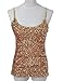 PrettyGuide Women Flashy Sequins All Over Front Spaghetti Strap Tank Top