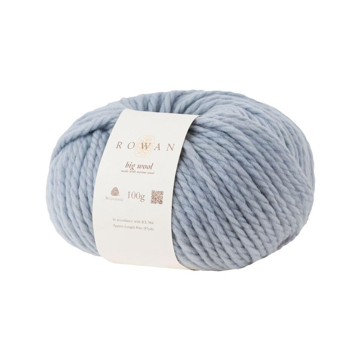 Rowan Big Wool Ice Blue 100% Wool Yarn - 100g — image 1