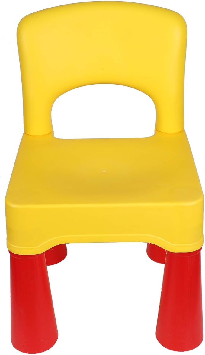 amazon outdoor chairs on Amazon Com Plastic Toddler Chair Durable And Lightweight 9 65 Height Seat Indoor Or Outdoor Use For Boys Girls For 18 Months Yellow Kitchen Dining