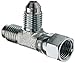 Eaton Weatherhead C5706X4 Carbon Steel SAE 37 Degree (JIC) Flare-Twin Fitting, Swivel, Run Tee, 1/4