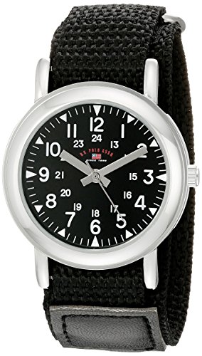 U.S. Polo Assn. Kids' USB75018 Analog Display Analog Quartz Black Watch